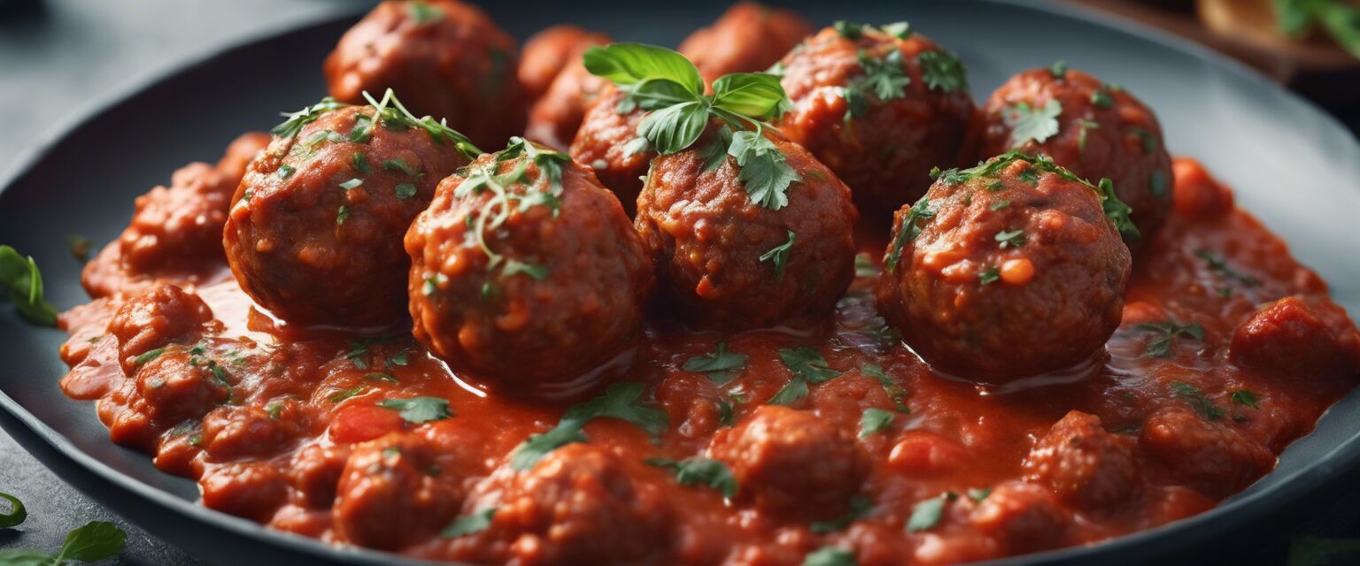 Moderne variaties van balletjes in tomatensaus